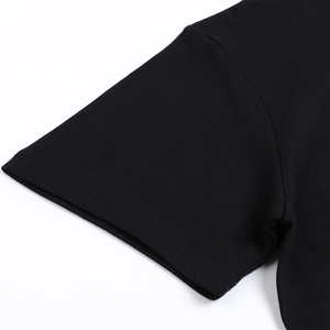New 220grams Heavy Pure Cotton Acid Wash Short-sleeved T-shirt Loose Solid Color Round Neck Men's Top - Product Image 6