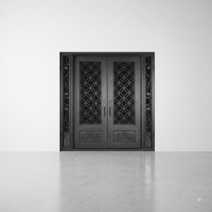Royal Luxury Modern Steel Entry Gate with Security Anti-theft Water Resistant Manual <b>Swing</b> Design - Product Image 1
