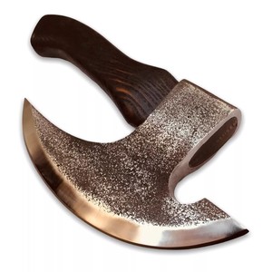 Juego de Cuchillos de Cocina Estilo Hacha Forjados a Mano de Primera Calidad, Acero con Alto Contenido de Carbono, Mango de Madera, Marca THEWIZ CRAFTS, 3 Años de Garantía - Product Image 3