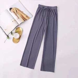 New Arrival Women's Winter Solid Color Flat Regular Fit 100% Cotton <b>Waterproof</b> Windproof Eco-Friendly Quick Dry Pants <b>Trousers</b> - Product Image 3