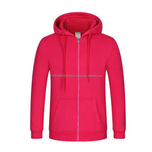 OEM Logo Unisex Active Sweats à capuche zippés à manches longues avec poche Sweatshirts à capuche Vestes - Product Image 3