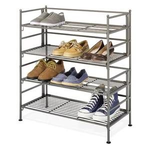 Conception de porte-chaussures robuste en bois et métal pour un rangement fiable des chaussures pendant de nombreuses années, nouvelle arrivée au prix le plus bas. - Product Image 4