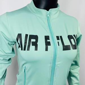 Premium Quality Custom Women <b>Crop</b> <b>Top</b> New Design Full Zipper <b>Crop</b> <b>Top</b> For Yoga Wear Heat-Transfer Printing Yoga Style <b>Crop</b> <b>Top</b> - Product Image 3