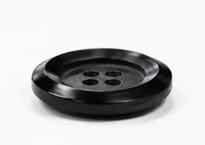 Classic Eco-Friendly Durable Handcrafted Hand Polished & Carved Round Buffalo Horn Buttons - Product Image 3