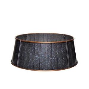 Galvanized Made New Round Shape Christmas <b>Tree</b> Collar In Metal For Home Livingroom Festival Decorative Use <b>Tree</b> Collar <b>Stand</b> - Product Image 1