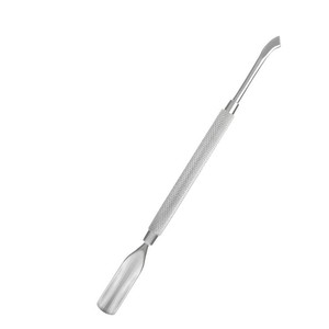 Pedicure Manicure Tools Nail <b>File</b> Dead Skin Push Cuticle Remover Nail Pusher Gold Stainless Steel Cuticle Pusher Nail Art - Product Image 6