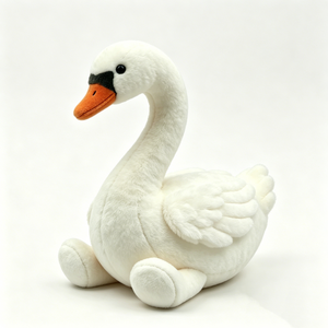 Peluche de cisne blanco, Cisne de peluche, Peluche de cisne realista, Lindo peluche de cisne - Product Image 4