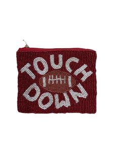 Monedero bordado de fútbol con cuentas de día de juego de moda con Diseño Artesanal de cuentas de semillas de alta calidad para niña - Product Image 2