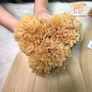 Haute qualité 100% vietnamien Extensions de cheveux usine en gros 613 # Pla couleur kératine pointe plate 26 pouces - Product Image 5