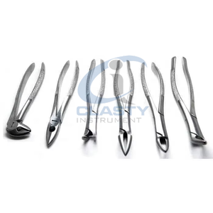 Pinzas de Extracción Dental Manuales Premium, Instrumentos de Acero Inoxidable de Alta Calidad con Certificación CE, Molares Superiores, Cirugía Oral - Product Image 6