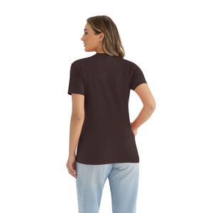 Proveedor de camisetas de algodón lisas OEM, camisetas personalizadas para hombre con cuello redondo, transpirables, informales, básicas, camisetas con cuello redondo para hombre - Product Image 6