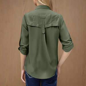 Chemises de pêche pour femmes en polyester et élasthanne doux, nouveau style, vêtements de sport et de tous les jours, haute qualité, dernier design. - Product Image 2