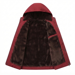 Ventes chaudes : veste d'hiver décontractée pour homme avec fermeture éclair, logo personnalisé imprimé, style streetwear, veste matelassée - Product Image 4