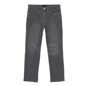 Jeans de Mezclilla Casuales para Hombre, Personalizados, de Alta Calidad, Transpirables, Resistentes al Viento, de Cintura Media, Estilo Recto, Diseño Sólido, para Invierno - Product Image 1