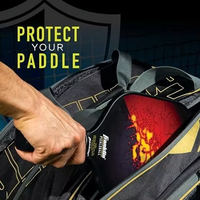 Sac à dos de pickleball tendance avec logo personnalisé, cadre externe, 600D, grande capacité, compartiment à chaussures, imperméable