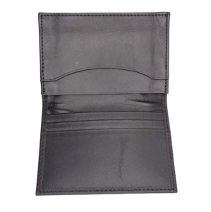 กระเป๋าสตางค์สั้นป้องกัน RFID ช่องใส่เหรียญ คุณภาพสูง พรีเมียม ใส่บัตรได้ ผู้ชาย หนังแท้ ซับในผ้าไหม รับผลิตตามแบบ (OEM) ขายส่ง - Product Image 1