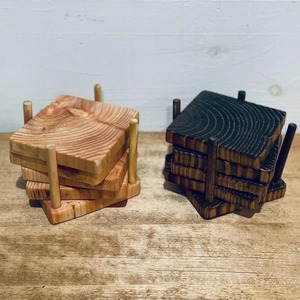 High Quality Natural Wooden Coasters Square Shape Wooden Finished <b>Kitchen</b> <b>Accessories</b> Food Grade - Product Image 4