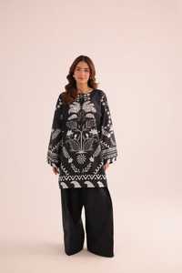 Ensemble de robe en coton imprimé, vêtements indiens et pakistanais, collection d'été, doux et respirant, tenue pour femmes en 3 pièces, à porter au quotidien - Product Image 4