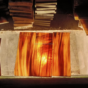 แผ่นเปลือกเขาควายน้ำสีน้ำตาลอ่อน รูปทรงสี่เหลี่ยมผืนผ้า งานฝีมือทำมือ สไตล์โมเดิร์น หรูหรา สัมผัสเหมือนจริง ผลิตภัณฑ์แท้จากแซมโกลบอลเอ็กซ์ปอร์ต แว่นตาจากธรรมชาติ - Product Image 2