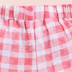 Premium Quality Organic Muslin Baby Clothing Sets Jabla with <b>Pink</b> Checks Print - Product Image 6