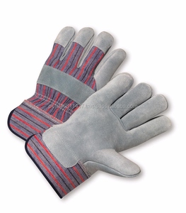 Gants de travail en cuir de vachette pleine fleur de qualité supérieure, protection des mains pour ébénistes canadiens, souples et confortables, gants de travail robustes - Product Image 3