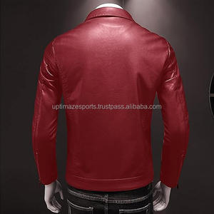 Veste en cuir de style vintage pour hommes Look de moto classique Finition rétro Vêtements d'extérieur durables pour les motards et les amateurs de mode - Product Image 2