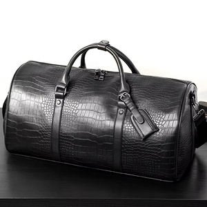 Promoción: Bolsos de Viaje de Cuero Genuino Personalizados al por Mayor, Bolsos de Lona para Hombre, Bolsos de Viaje de Cuero para Pasar la Noche - Product Image 2