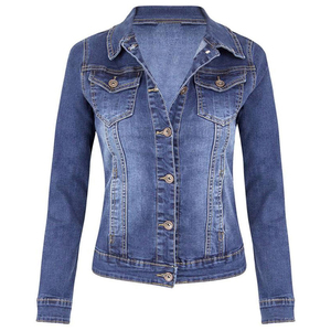 Nouvelle Arrivée 2026 – Dernière Collection : Vestes en Jean pour Femme, Tricotées 100% Coton, Coupe Ajustée Respirante, Service OEM Personnalisé - Product Image 4