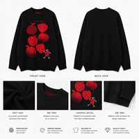 Suéter de Marca Moderno de la Serie Navideña de Año Nuevo Europeo Americano, Suéter de Punto Jacquard de Nuevo Estilo para Hombre y Mujer