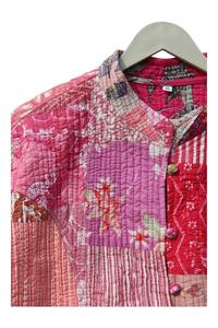 Chaqueta acolchada reversible con forro Chaqueta de retazos Chaqueta moderna para mujer - Product Image 5