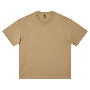 T-shirt pour homme en jersey uni à col rond et manches courtes, coupe classique, en Spandex/Polyester 200g, avec imprimé animal et logo sportif sur le devant - Product Image 4