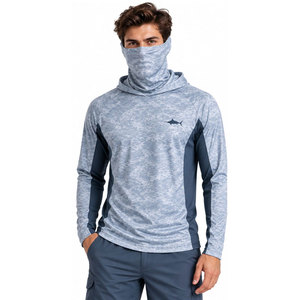 Meilleures ventes : Chemises de pêche à séchage rapide, respirantes, UPF 50+, à manches longues, performantes, avec capuche - Product Image 3
