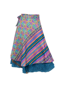 Falda Larga Informal de Satén de Poliéster Estampada con Cordón Ajustable, Lavable y Transpirable, para Primavera, de Fabricante - Product Image 2