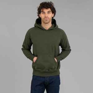 เสื้อสเวตเชิ้ตคอกลมสีเขียวเซจสำหรับผู้ชาย ผ้าเฟรนช์เทอร์รี่ ทรงปกติ ระบายอากาศได้ดี สวมใส่สบายๆ ในฤดูใบไม้ร่วง ผ้าถักสีพื้น - Product Image 1