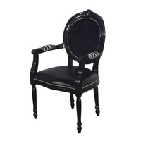 Chaise de salle à manger en bois avec imprimé zèbre, Vintage, meubles de maison européens, Reproduction Antique, chaise de salle à manger