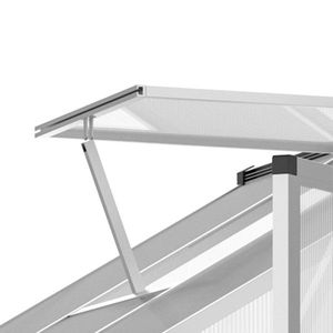 Serra in Policarbonato 8x6 Piedi con Tetto Ventilato per Uso Idroponico e Agricolo, Realizzata in Materiale PP Durevole - Product Image 2