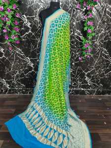 Sari Bandhani de Diseñador Neemzari |   Ropa Étnica Rajasthani |   Sari Especial para Fiestas y Bodas - Product Image 3