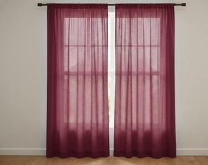 Cotton Solid <b>Bohemian</b> Style Rope Format Rod Pocket <b>Curtains</b> High Shading Eco-Friendly Features for Home Hotel Office-All-Season - Product Image 3
