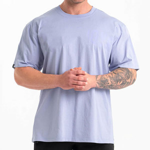Camiseta Antiarrugas de Secado Rápido y Transpirable, 100% Algodón, para Verano, Oferta, Precio Bajo, Hombros Caídos, Lisa, Cómoda, Corte Regular - Product Image 4