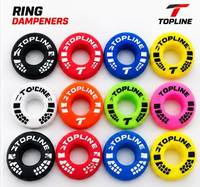 TOPLINE Smiley Silicone Tennis Racket Dampeners Colorful Protective Shock Absorber Universal Racket Accessory