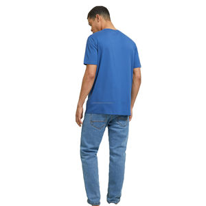 T-shirts graphiques 100 % coton à col rond, anti-plis, avec logo personnalisé, impression sérigraphique, en tissu jersey, pour hommes, vente en gros - Product Image 4