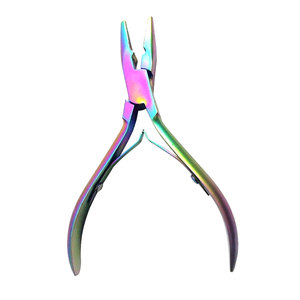 Professional Stainless Steel Hair <b>Extensions</b> Plier For Micro Link/<b>beads</b> Rainbow Multi-color Hair <b>Extension</b> Tools - Product Image 3
