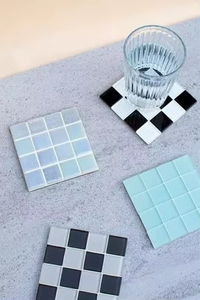 Juego de Posavasos de Mosaico Hechos a Mano TCE, Vajilla Decorativa Premium, Posavasos Resistentes al Calor para Hogar, Oficina, Regalo y Suministro al por Mayor - Product Image 3