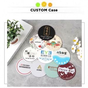 Wholesale Customization Logo Cup <b>Mat</b> for <b>Bar</b> Restaurant Promo Business Gift Silicone Coaster - Product Image 4