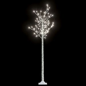 Sapin de Noël en plastique blanc froid de 5,9 pieds, décoration festive pour les fêtes - Product Image 2