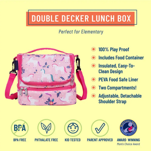 Sacs isothermes personnalisables Wilson, boîte à lunch isolée en tissu Oxford durable, différents motifs de dessins animés, sac à repas en polyester - Product Image 3