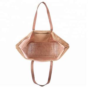 Bolsa de Yute con Estampado Geométrico Natural de Primera Calidad para Tiendas de Manualidades y Tiendas de Artesanía, Disponible a Precio de Fábrica - Product Image 4