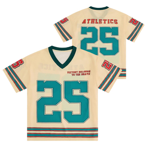 Professional American Football Jersey Custom Team Logo Football Shirt Lightweight <b>Athletic</b> Uniform For Competition - Product Image 2