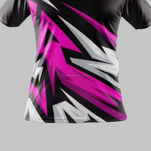 Sublimation Qualité oem Imprimé Unisexe Sublimation Respirant Personnalisé Logo Personnalisé Vente en Gros Pas Cher Sublimation complète t-shirt - Product Image 5