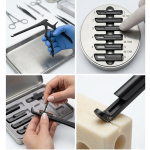 Punzón Kerrison de 130 Grados y 180 mm |   Instrumento Quirúrgico de Acero Inoxidable para Neurocirugía y Cirugía de Columna Vertebral |   Perforador óseo de precisión - Product Image 2